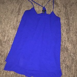 Blue dress. Very flowy